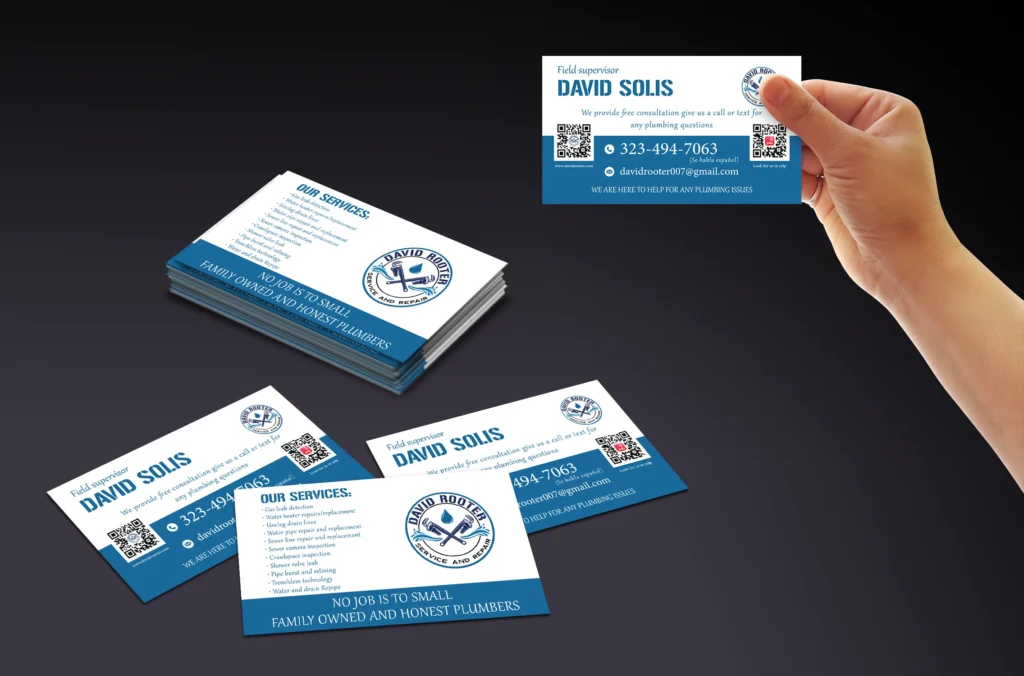 Business card mockup