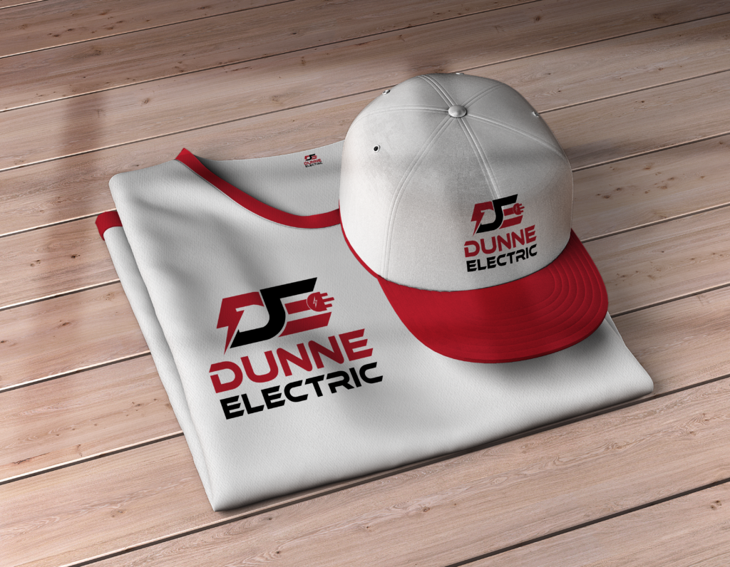 Dunne Electric logo mockup